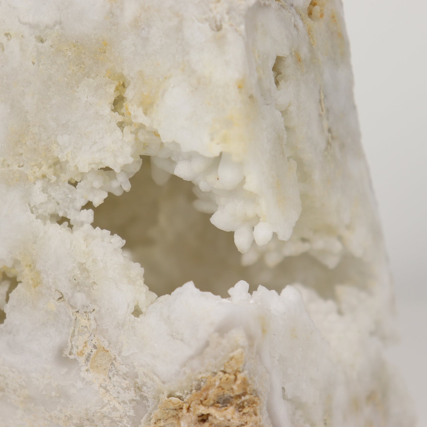 White Agate Druzy Pillar