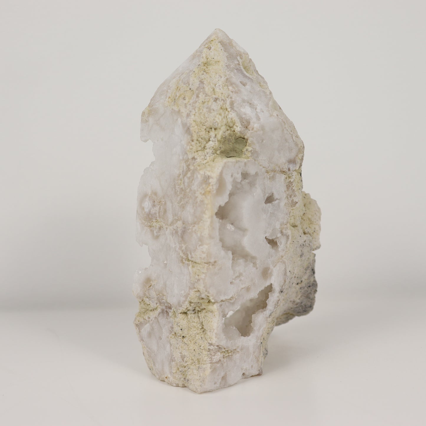 Clear Quartz Geode Tower