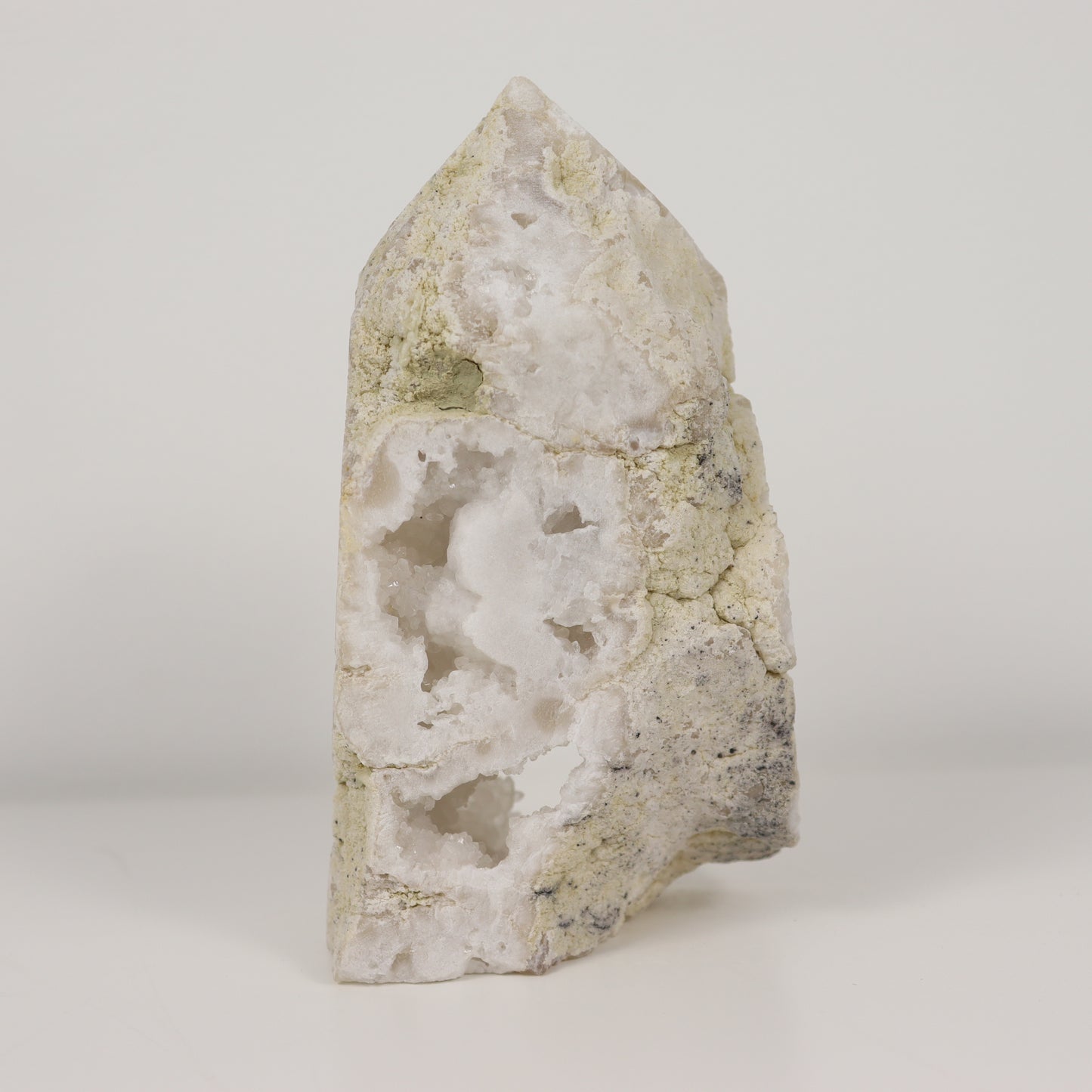 Clear Quartz Geode Tower