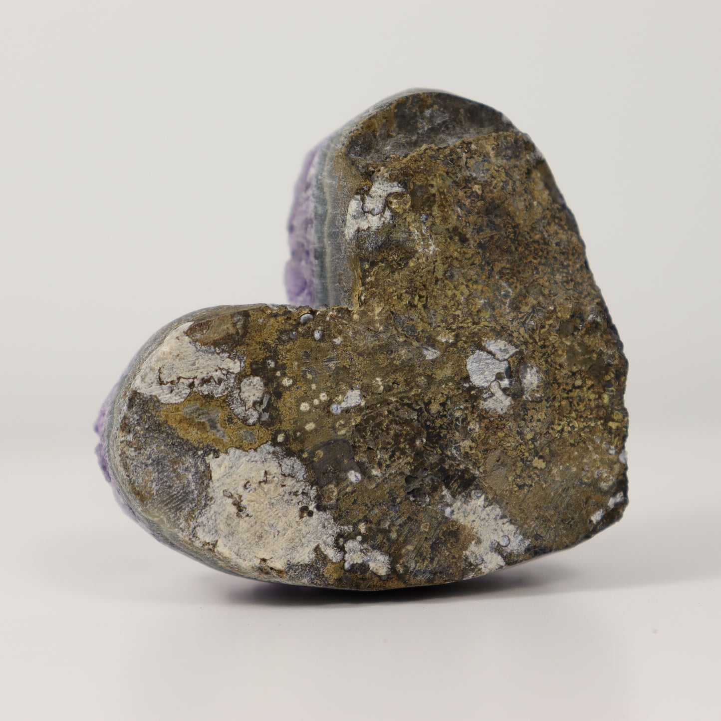 Amethyst Heart Cluster