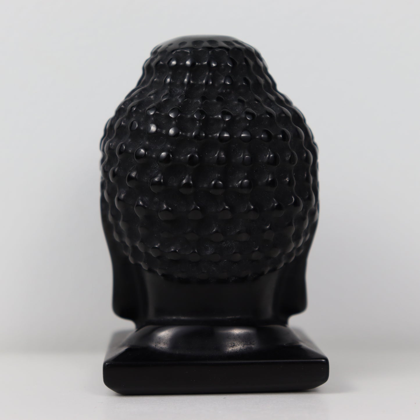 Black Obsidian Buddha Head Carving