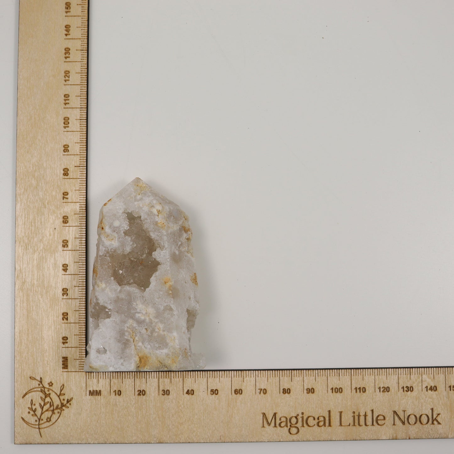 Clear Quartz Geode Tower