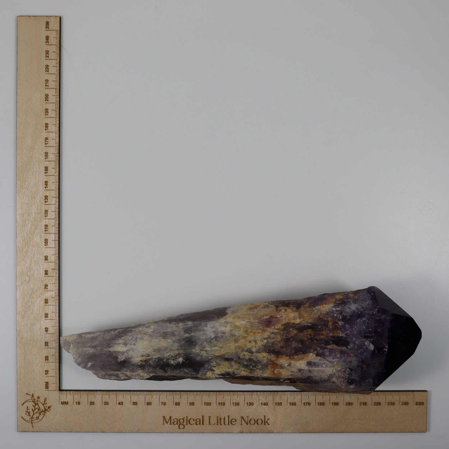 Amethyst Semi-Polished Root Wand