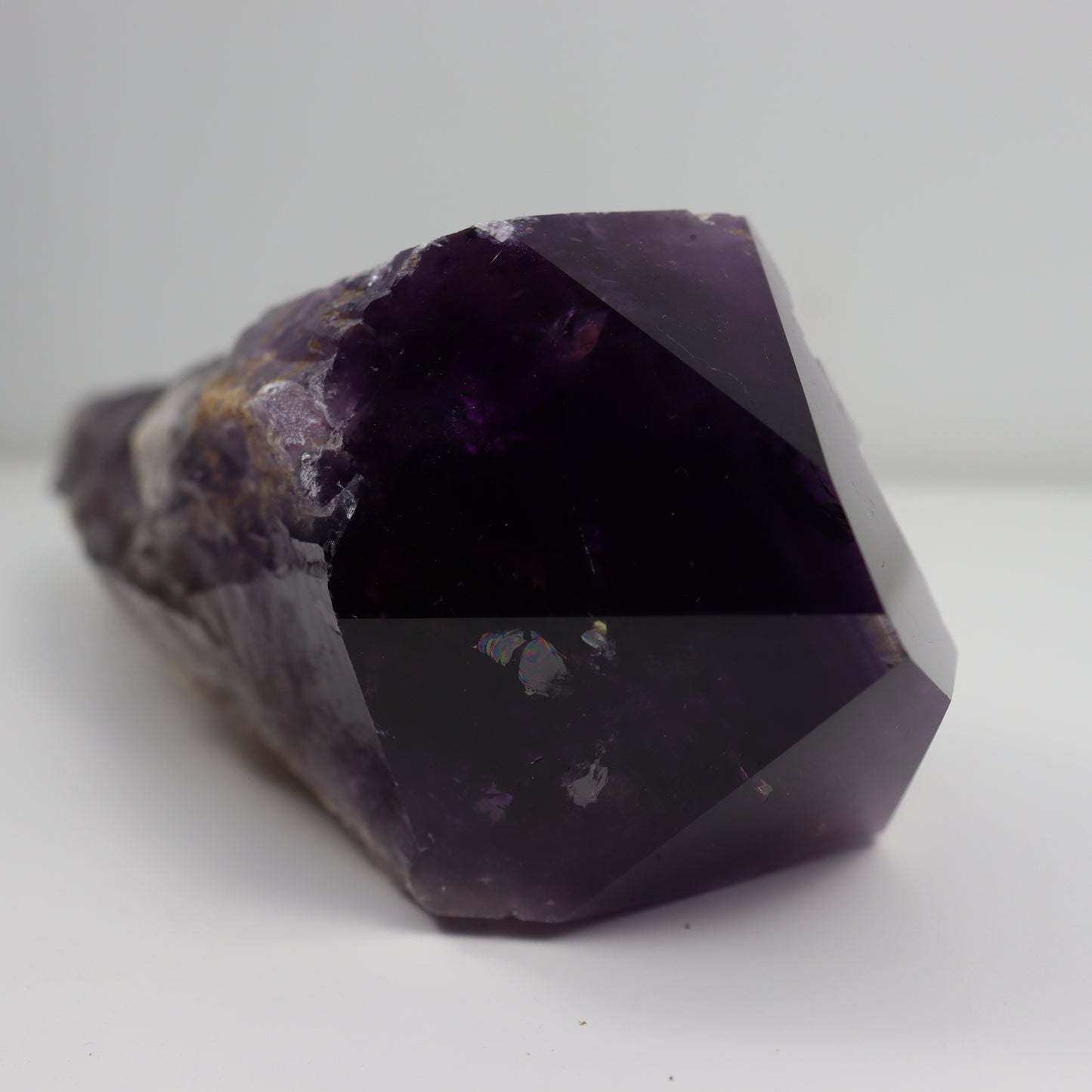 Amethyst Semi-Polished Root Wand