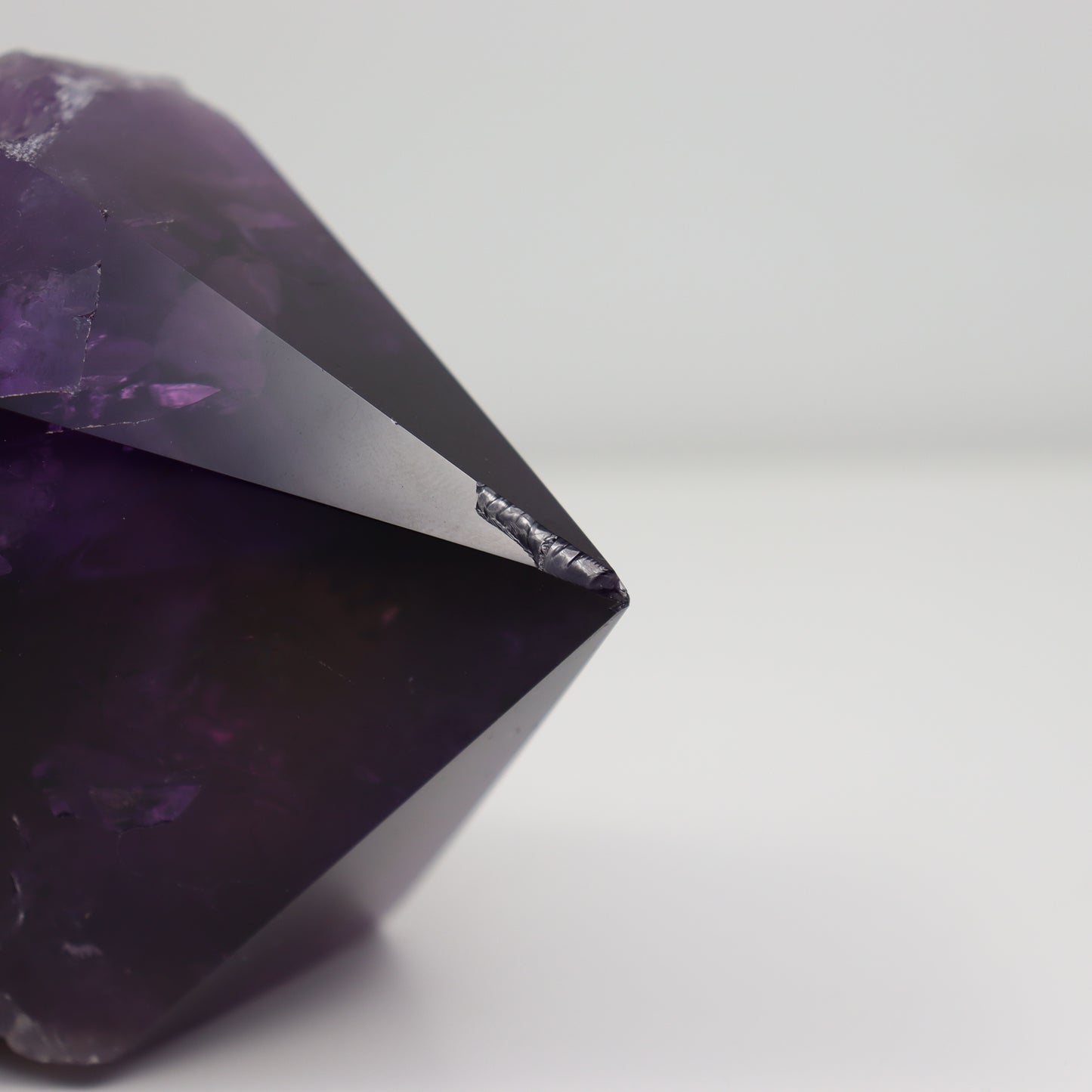 Amethyst Semi-Polished Root Wand