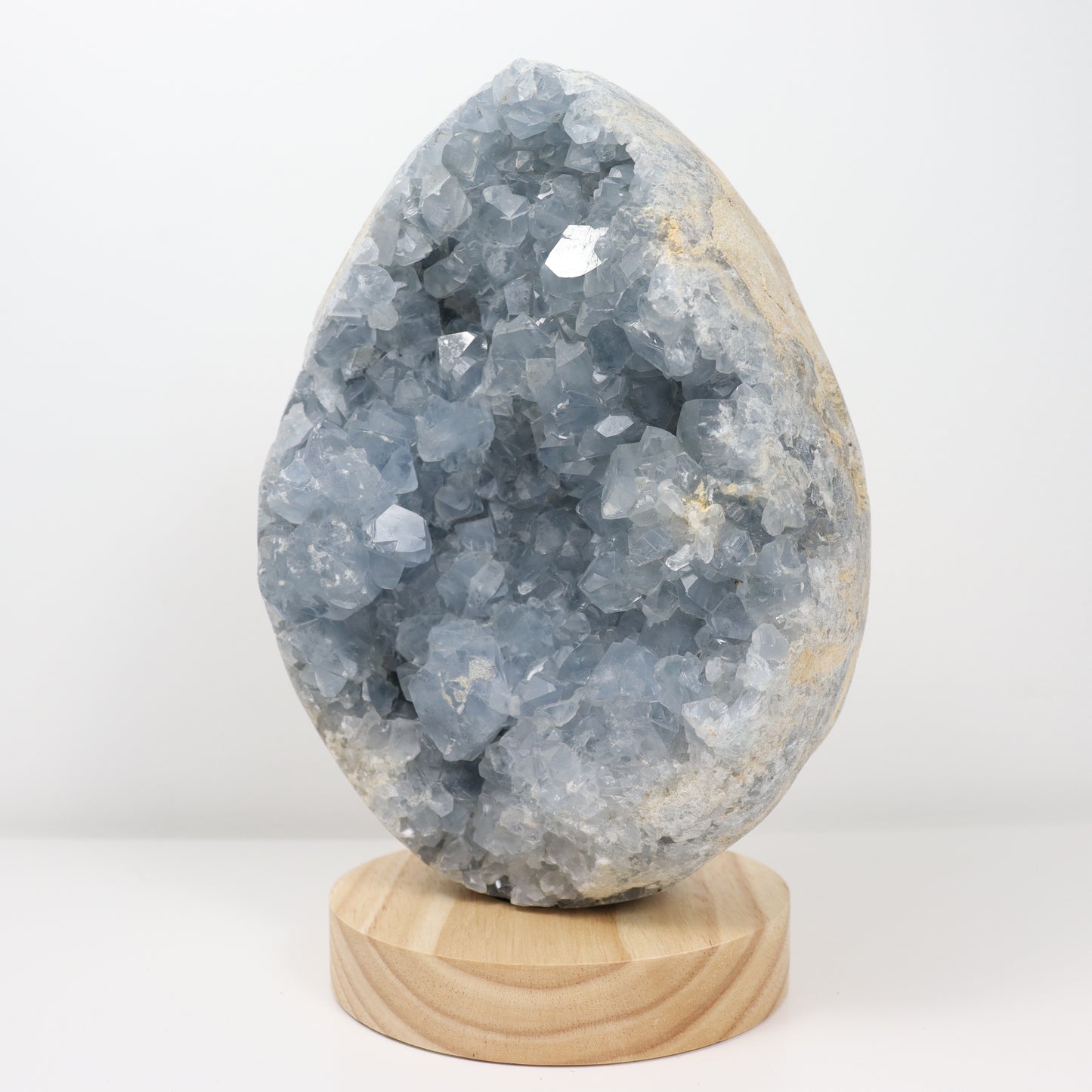 Celestite Semi-Polished Geode Egg 3680g