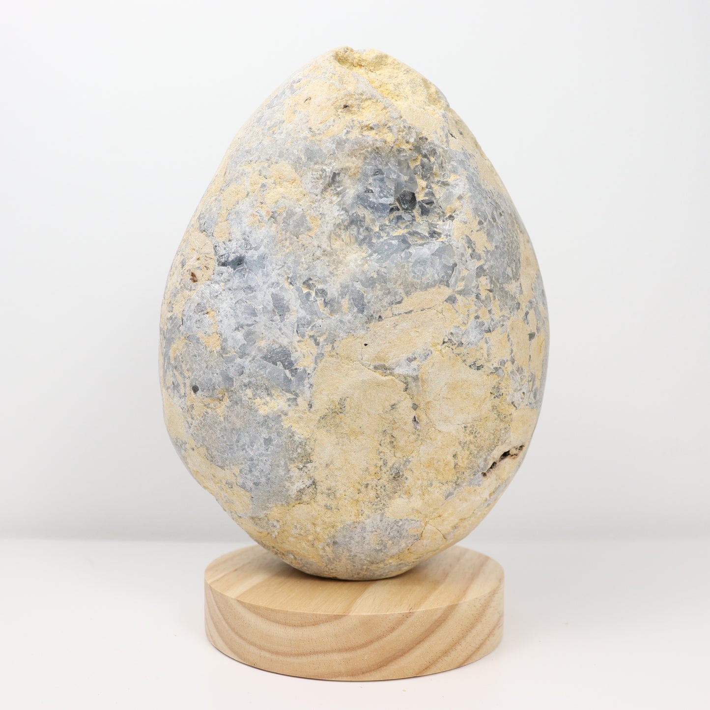 Celestite Semi-Polished Geode Egg 3680g