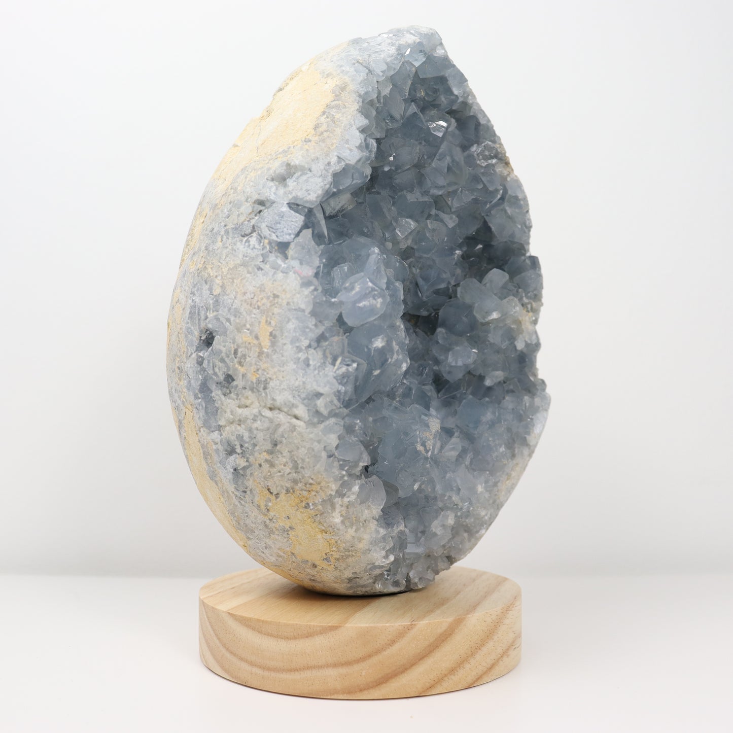 Celestite Semi-Polished Geode Egg 3680g