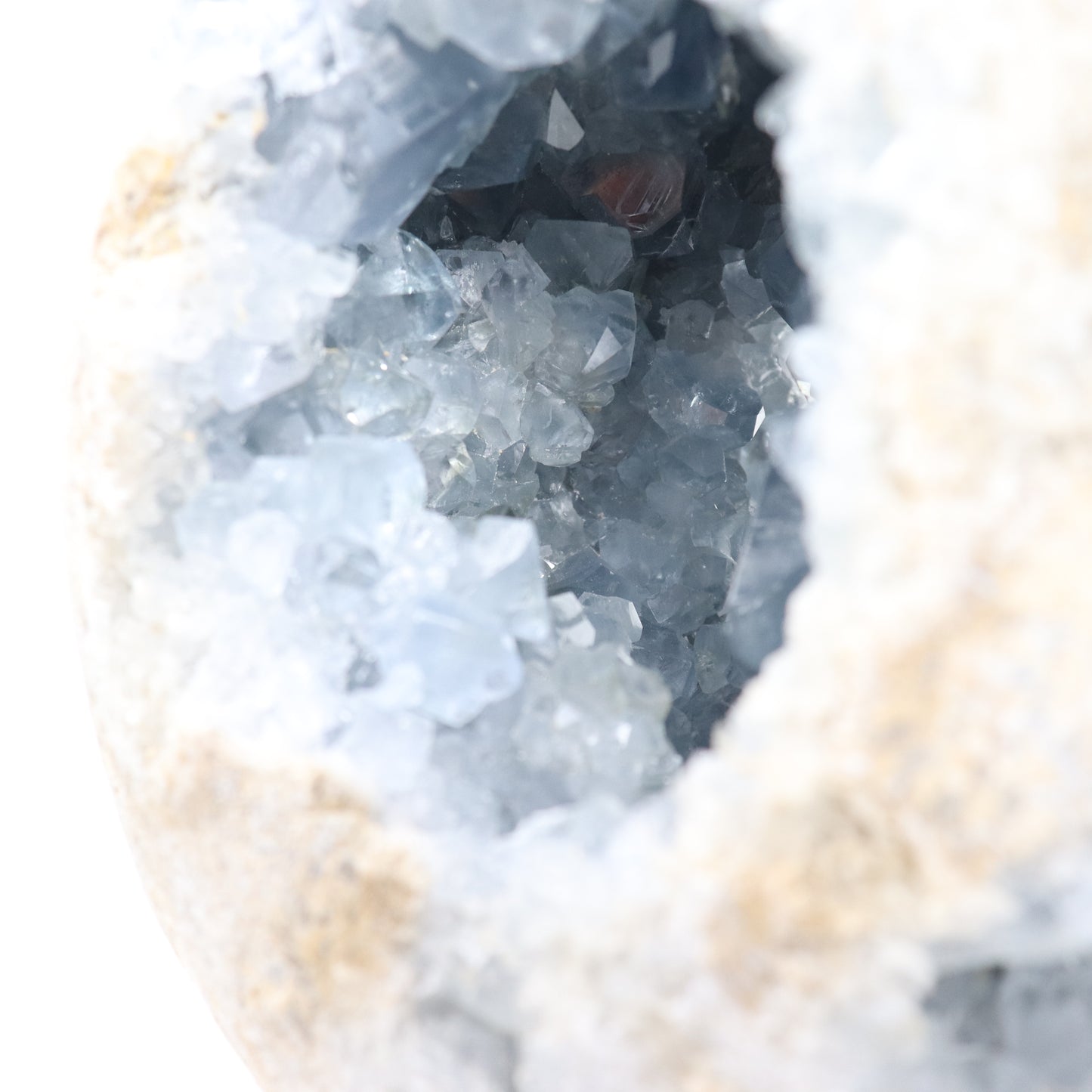 Celestite Semi-Polished Geode Egg 2200g