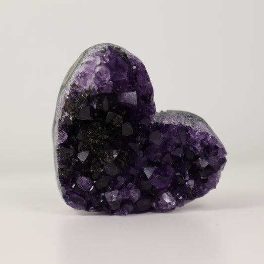 Amethyst Heart Cluster