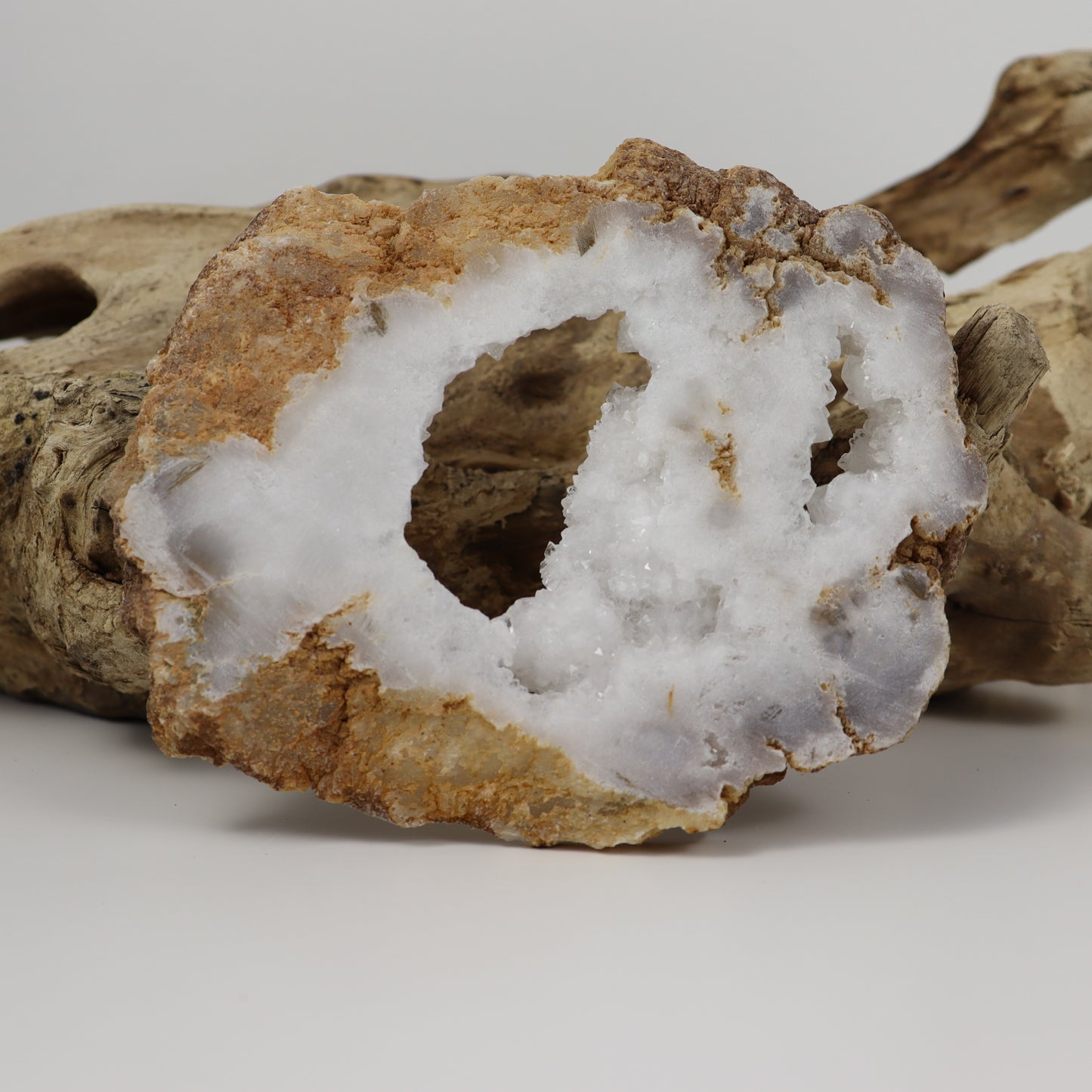 Clear Quartz Geode Slab