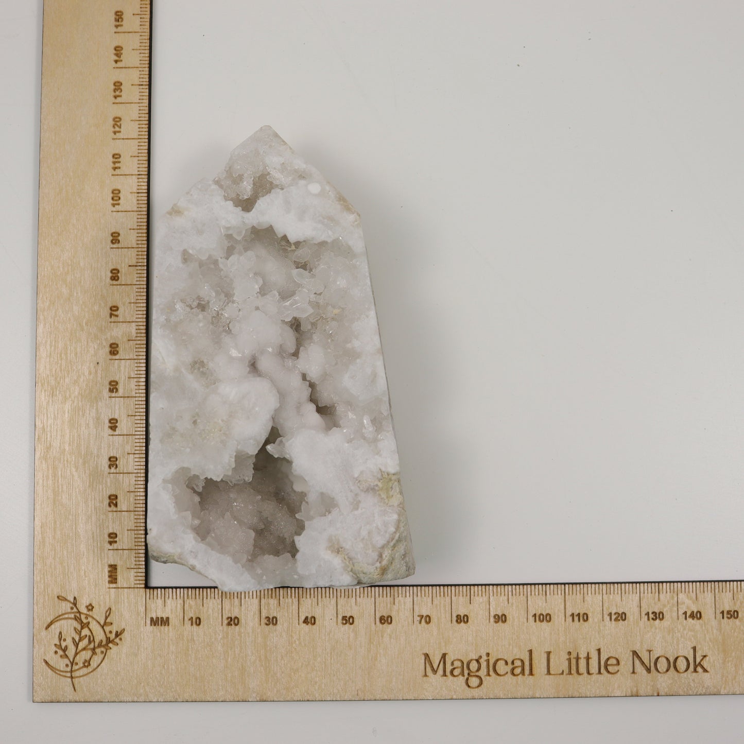 Clear Quartz Geode Tower