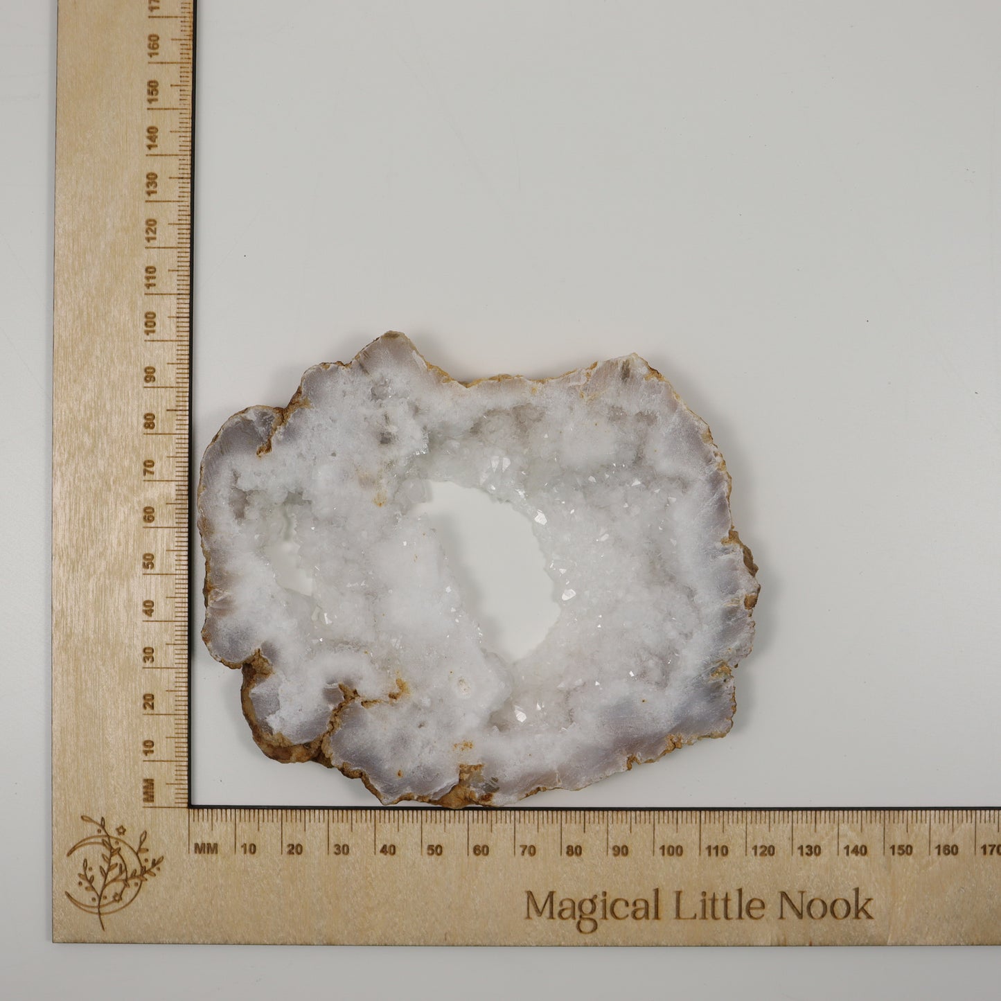 Clear Quartz Geode Slab