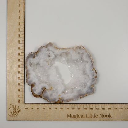 Clear Quartz Geode Slab