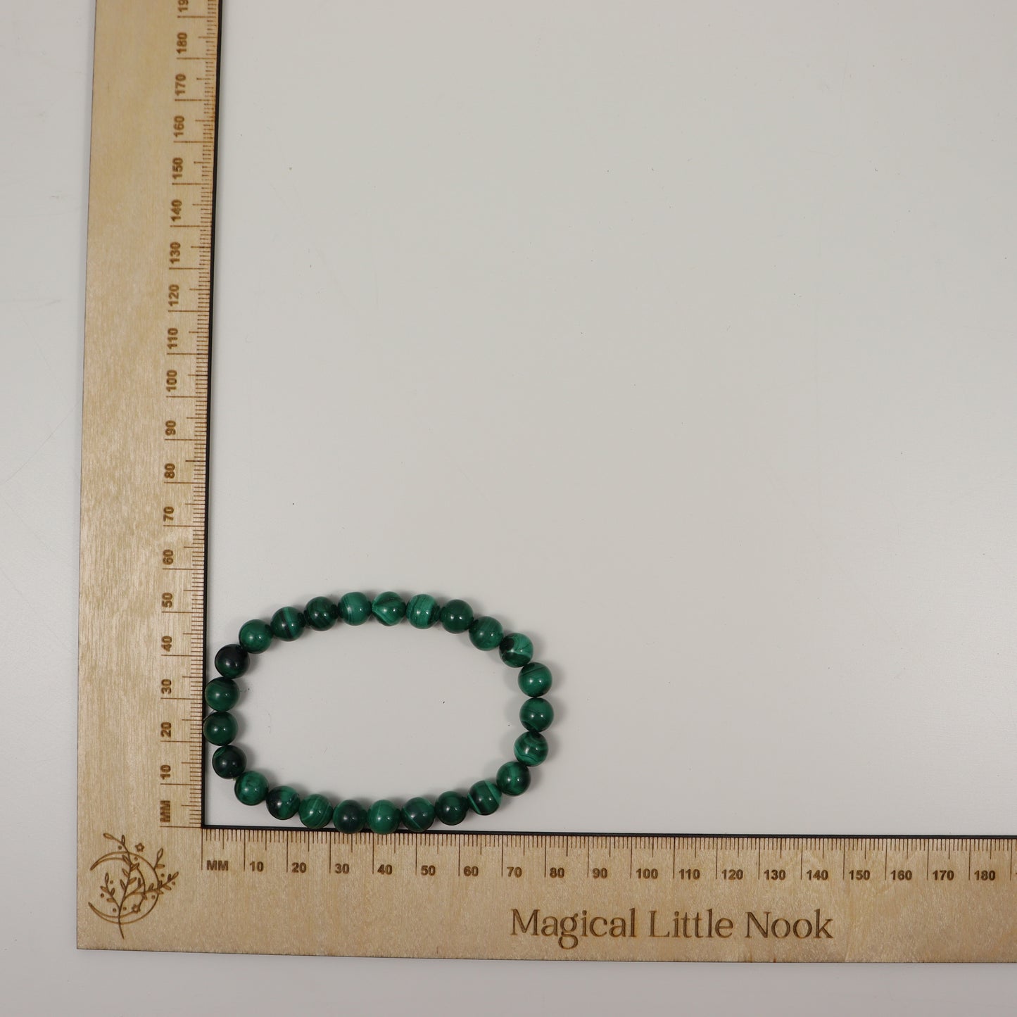 Malachite 8mm Bead Bracelet