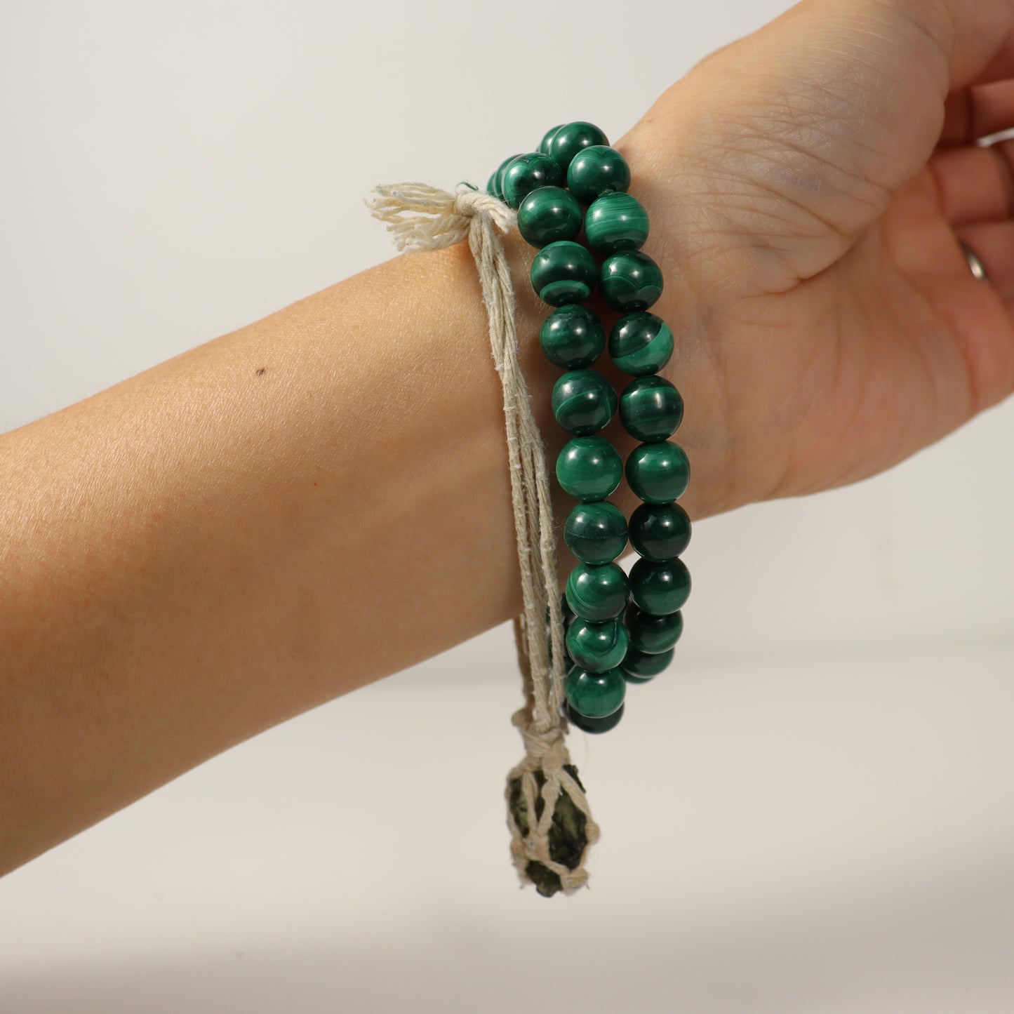 Malachite 8mm Bead Bracelet