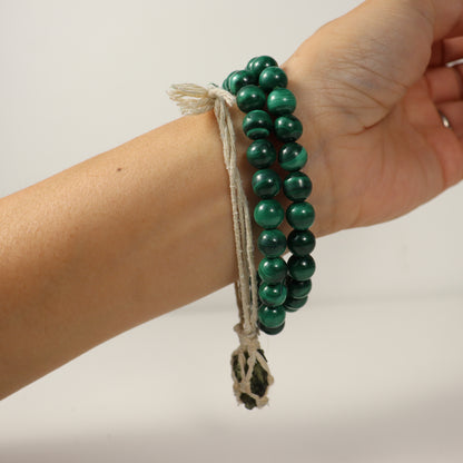Malachite 8mm Bead Bracelet