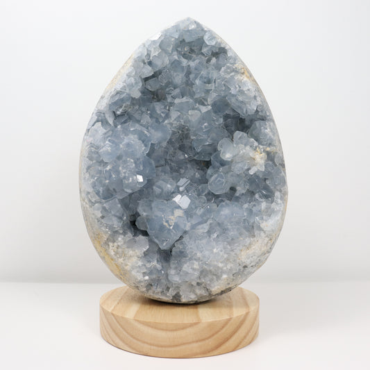 Celestite Semi-Polished Geode Egg 3680g