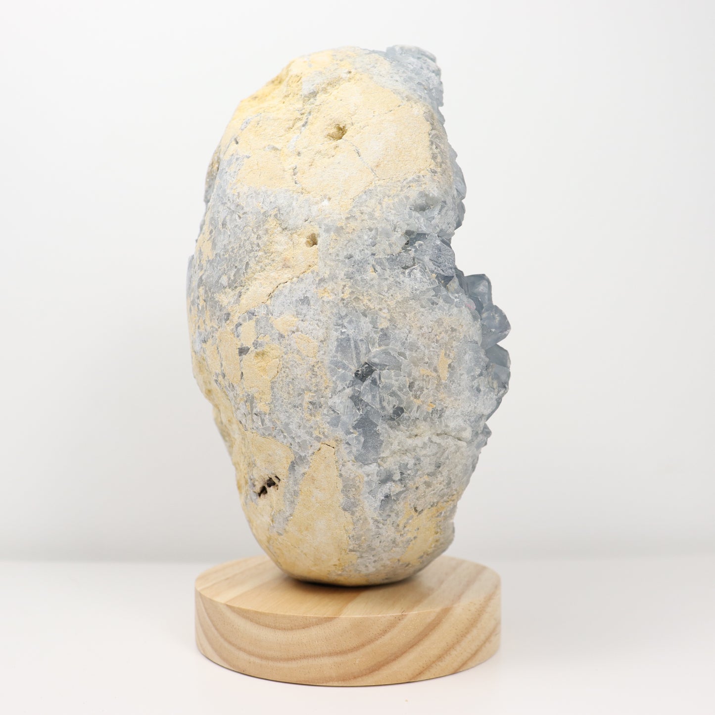 Celestite Semi-Polished Geode Egg 3680g